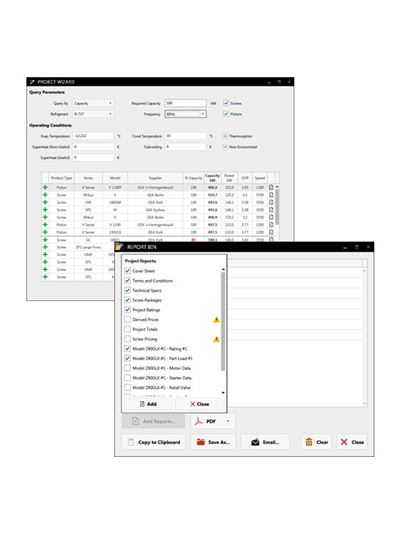 CompressorSelect Software