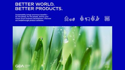 BETTER WORLD. BETTER PRODUCTS.