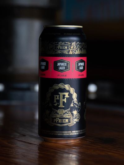 Award winning pFriem Japanese Lager.