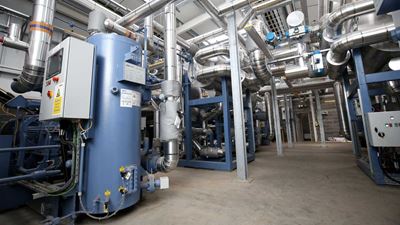 GEA ammonia heat pump plant at Gateshead