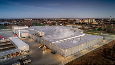 The new poultry processing plant of Wipasz in Międzyrzec Podlaski, Poland