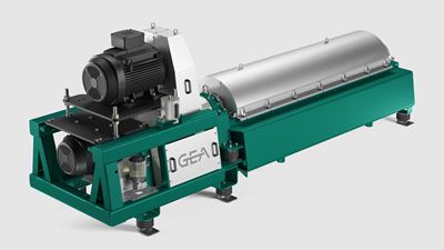 GEA biosolids Decanter prime