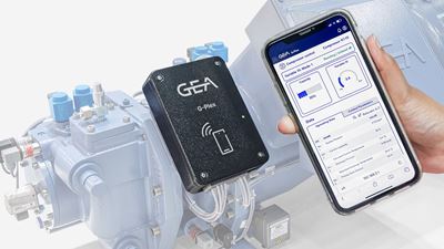 GEA G-Plex® on a screw compressor controlled via wireless device