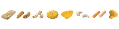 GEA CrumbMaster Gen2 | main applications such as coated poultry, fish, vegetarian, meat alternative products