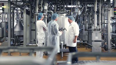 Innovative cheese production at the Crailsheim-Dinkelsbühl dairy, Germany, equipped by GEA. Image: GEA/The Nutshell